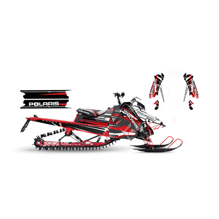 Tarrasarja SweTown Rebel Punainen - Polaris Axys 800 Switchback XCR 2018-2020