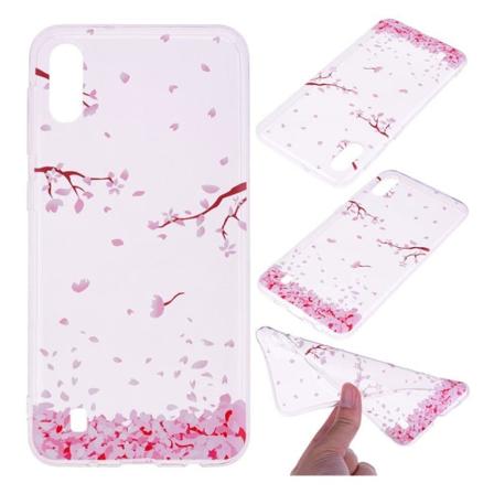 Deco Samsung Galaxy A10 kuoret - Putoavat Terälehdet Pink