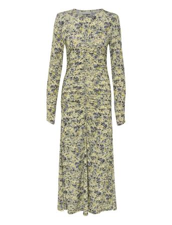 Minulygz P Ls Dress Maxikjole Festkjole Green Gestuz