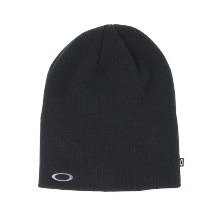 Oakley - Zwart traditionalbeanie Beanie - Fine Knit Black Beanie @ Hatstore