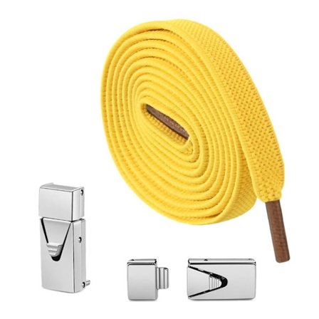 Press Lock Skosnören Quick No Tie Skosnören GUL - high quality