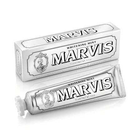 2-pakning italiensk whitening mint tannkrem, Mars voksen mintsmak, 85ml - Frisker opp pusten og renser munnen.