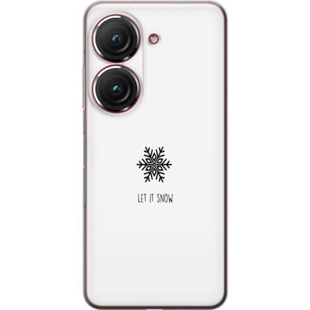 Asus Zenfone 9 Gjennomsiktig deksel La det snø