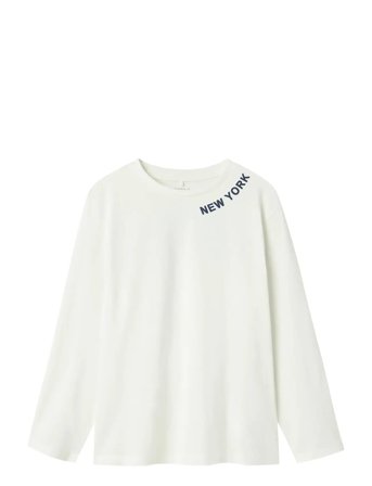 name it Nkmnepol Ls Nreg Top Box - White - 116