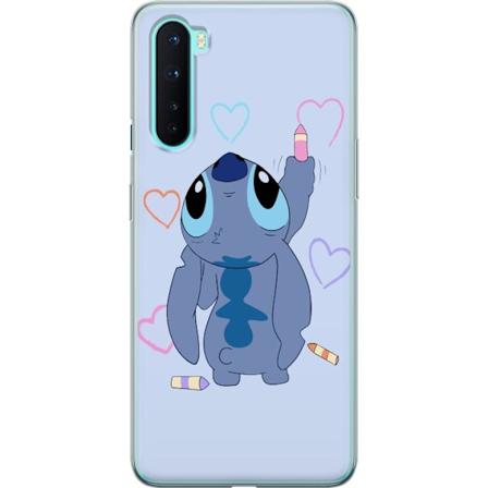 OnePlus Nord Genomskinligt Skal Stitch rita