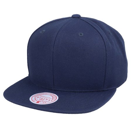 Mitchell & Ness - Blue - snapback - Cap - Blank Navy Snapback - Hatstore