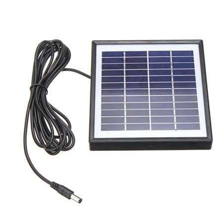 Solpanel Udendørs 5W 12V Bærbar Solcelleoplader Rude Klatring Hurtigoplader Polysilicium Tablet Solgenerator Rejse