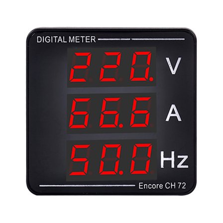 Spændings- og strømmåler Frekvensmåler Digital Display AC50-500V 1-140A Højpræcisions Digital Måler Voltmeter Amperemeter