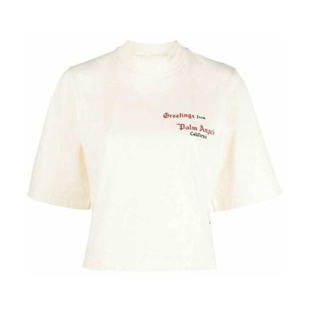 Palm Angels Palm Angels T-shirts and Polos Beige inbo, Dame Skjorter