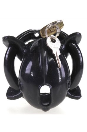 Cocklock Chastity Cage Nub Soft Black 6x2 cm - Woome.pl