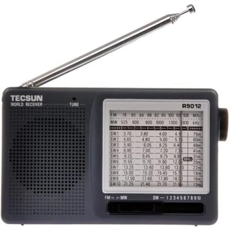 R-9012 kannettava digitaalinen lyhytaaltoradio AM/FM/SW(1-10) 12 kaistainen vastaanotin (UK-9012)