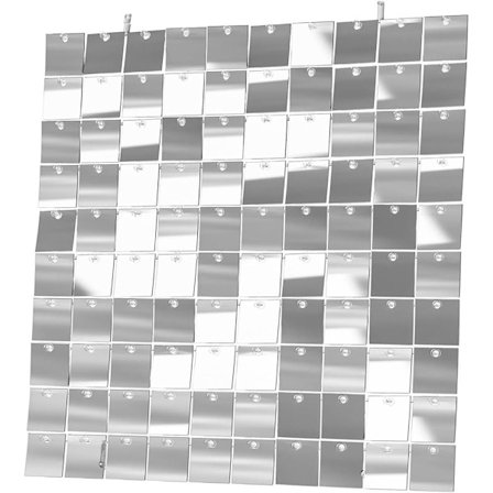 Paljettbakgrund Paljettpanel Väggdekor SILVER SILVER