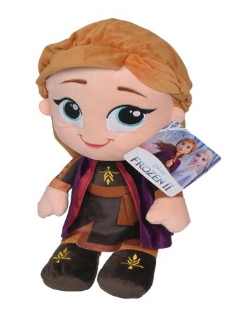Frozen 2 - Chunky Anna 43Cm Toys Soft Toys Stuffed Toys Ruskea Frost
