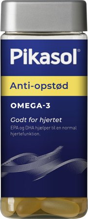 Pikasol Anti-opstød Omega-3 90 stk, Helse & Madvarer, Kosttilskud, Fiskeolie & Omega 3