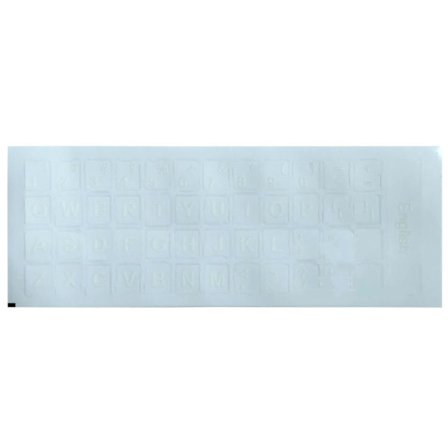 Computer Keyboard Sticker Engelsk sprog Tastatur Decals Tastatur Cover PVC Film til PC Laptops Mekanisk Keyboard