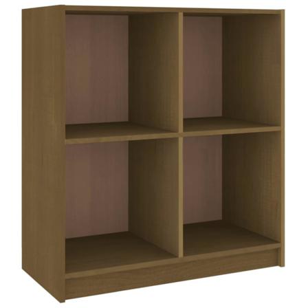 Vidaxl Skänk Honungsbrun 70x33x76 Cm Massivt Furuträ Brun
