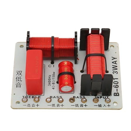 3-veis delefilter Profesjonell PCB Diskant Bass Lydfrekvensdeler for KTV-høyttalere 150W