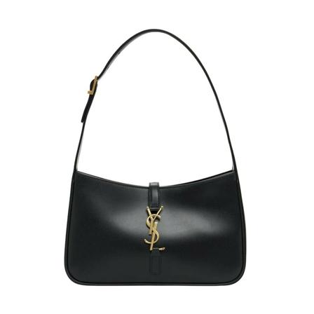 Saint Laurent Vintage Le 5 À 7 Hobo Tas , Zwart , Dames , Maat: ONE Size Vintage Tassen