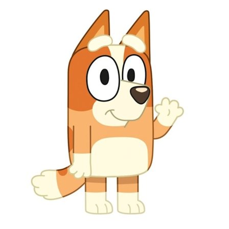 Bluey Bingo-formad kudde, dekorativ kudde 21x31 cm