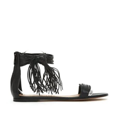 Gianvito Rossi Pre-owned, Pre-owned Leatherflats Zwart, Dames, Maat:38 EU,leer