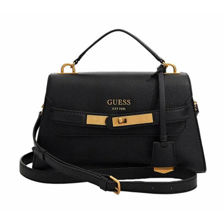 Guess, Enisa Handbag Zwart, Dames, Maat:ONE Size,Polyurethaan