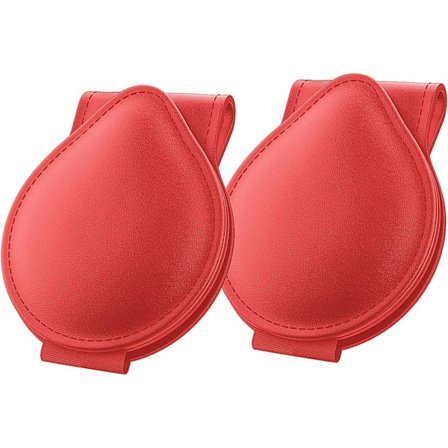 2-pak Solbrilleclips til bilens solskærm, Solbrilleholder, Clips