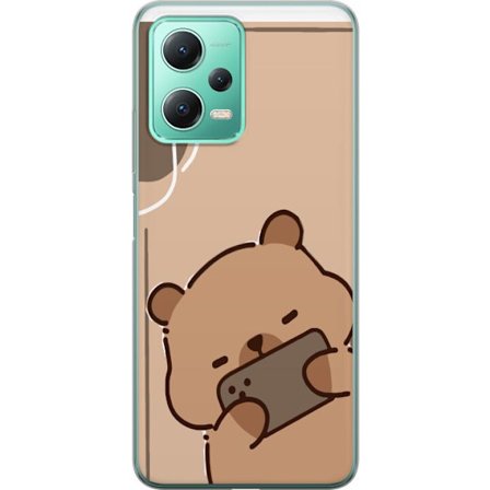 Kompatibelt Mobilskal till Xiaomi Xiaomi Redmi Note 12 Lata Björn Chill Läge