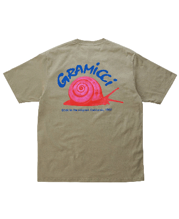 Gramicci Snail Tee Khaki