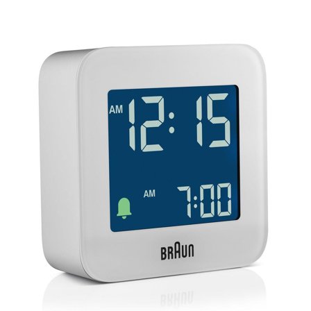 Braun BC 08 W-DCF white Radio Controlled Alarm Clock