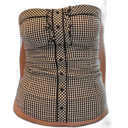 Rutig tubtopp från Mohito