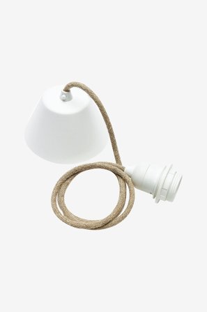 PR Home - Loftophæng, tekstil, 2,1 m - Beige - Tilbehør - Fra Homeroom