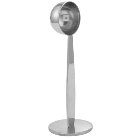 Espresso-stativ kaffemätande tampersked i rostfritt stål, kaffebryggare och teverktyg, mätande tampersked