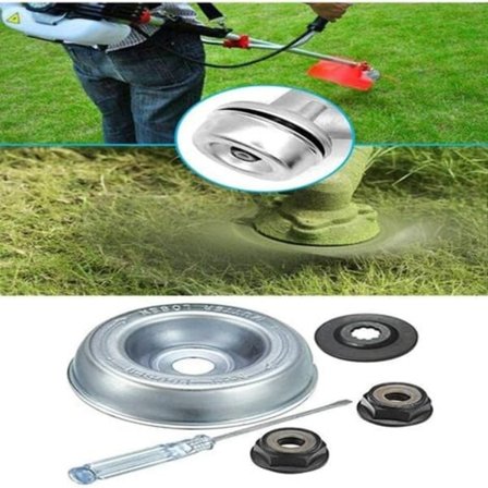 4 stk./sæt Trimmer Dele og Tilbehør til STIHL FS55 FS56 FS120 FS130 FS130R FS200 FS200R FS250, Høj Kvalitet Metal Bla