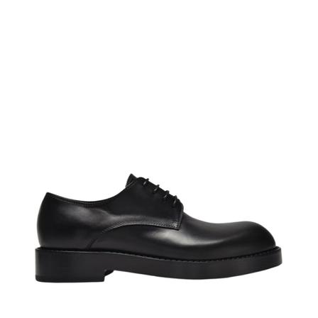 Ann Demeulemeester, Olivier Derbies in Black Leather Czarny, Mężczyzna, Rozmiar: 42 EU