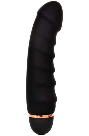 Kjøp Black Amazing Ribbed Vibrator - Vibrator | God pris