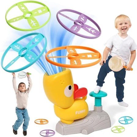 Stomp flygende leketøy for barn 3–8 år | Elefant- og sommerfuglfangespill | Morsom utendørslek som gave