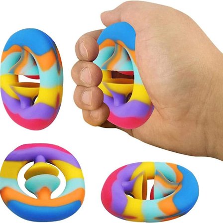 Pakke Oppgradert Snapper Fidget Toys Squeeze Grab Relief KLB