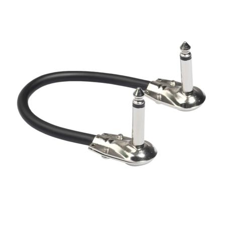 Gitar Patch-kabel 6 tommer gitarreffektpedalkabel 6,35 mm hann til hann gitar