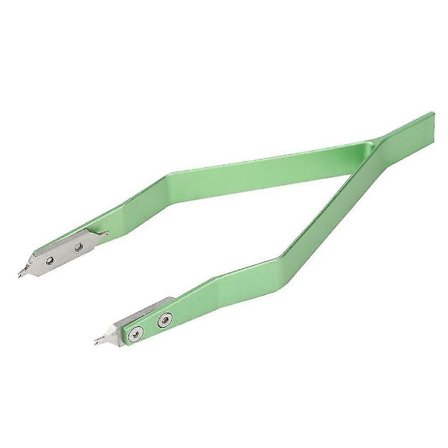 Urværktøjsklemme Fjederlås Y-type Tang (grøn)