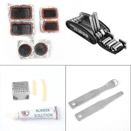 Bærbar sykkeldekkreparasjonsett med verktøyveske