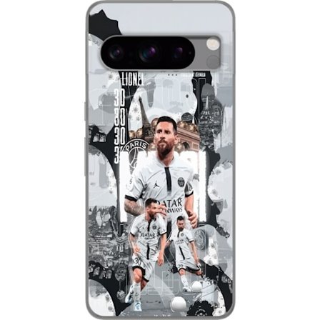 Google Pixel 8 Pro Genomskinligt Skal Lionel Messi Inter Miami Argentina flerfaldig Ballon d'Or-vinnare och ikon som fortsätter dominera med teknik o