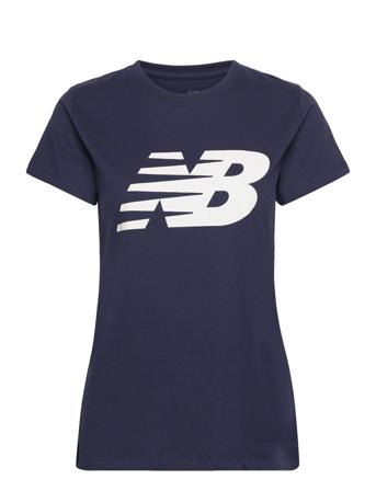 Classic Flying Nb Graphic T-Shirt T-shirts & Tops Short-sleeved Marineblå New Balance*Betinget Tilbud
