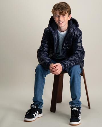 GANT SHINY LIGHT PADDED DOWN JACKET Blau Jacken Jungen - Kidsbrandstore