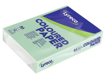 Lyreco Kopieringspapper A4 80g ohålat grönt 500/fp - Lyreco - Kontorspapper - Specialpapper - Färgat - A4