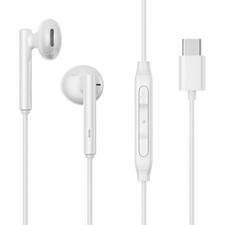 USB-C Series Half In-Ear Trådbundna hörlurar - Vit