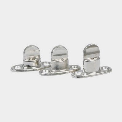 Plachtový uzávěr, chromovaná mosaz, 10 mm, 10 ks