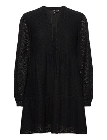 Vmhenny Lace L/S Tunic Exp Black Vero Moda