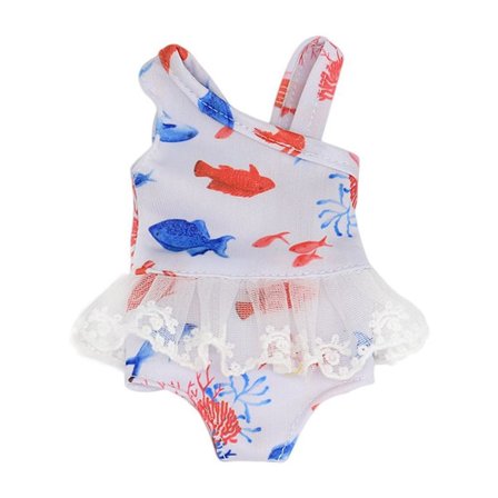 45cm Barbie Kjole Pyjamas Badetøj Sæt (Fisk Heldragt)