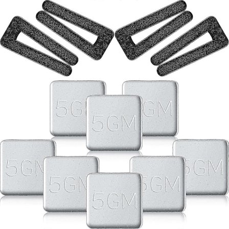 4 Sett Takvifte Blad Balanseringssett Vifte Vekt Balanseringssett Inkluderer Balanseringsklips Og Selvklebende Vekt