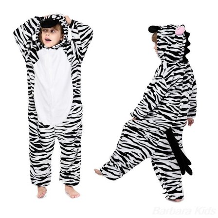 Børne Onesies Kigurumi Til Børn Pijama Baby Dreng Pige Hjemmetøj Pyjamas Anime Cosplay Kostume Vinter Flanel Hætte Jumpsuit-a